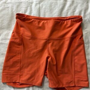 Old Navy Women's Orange Bike Shorts
